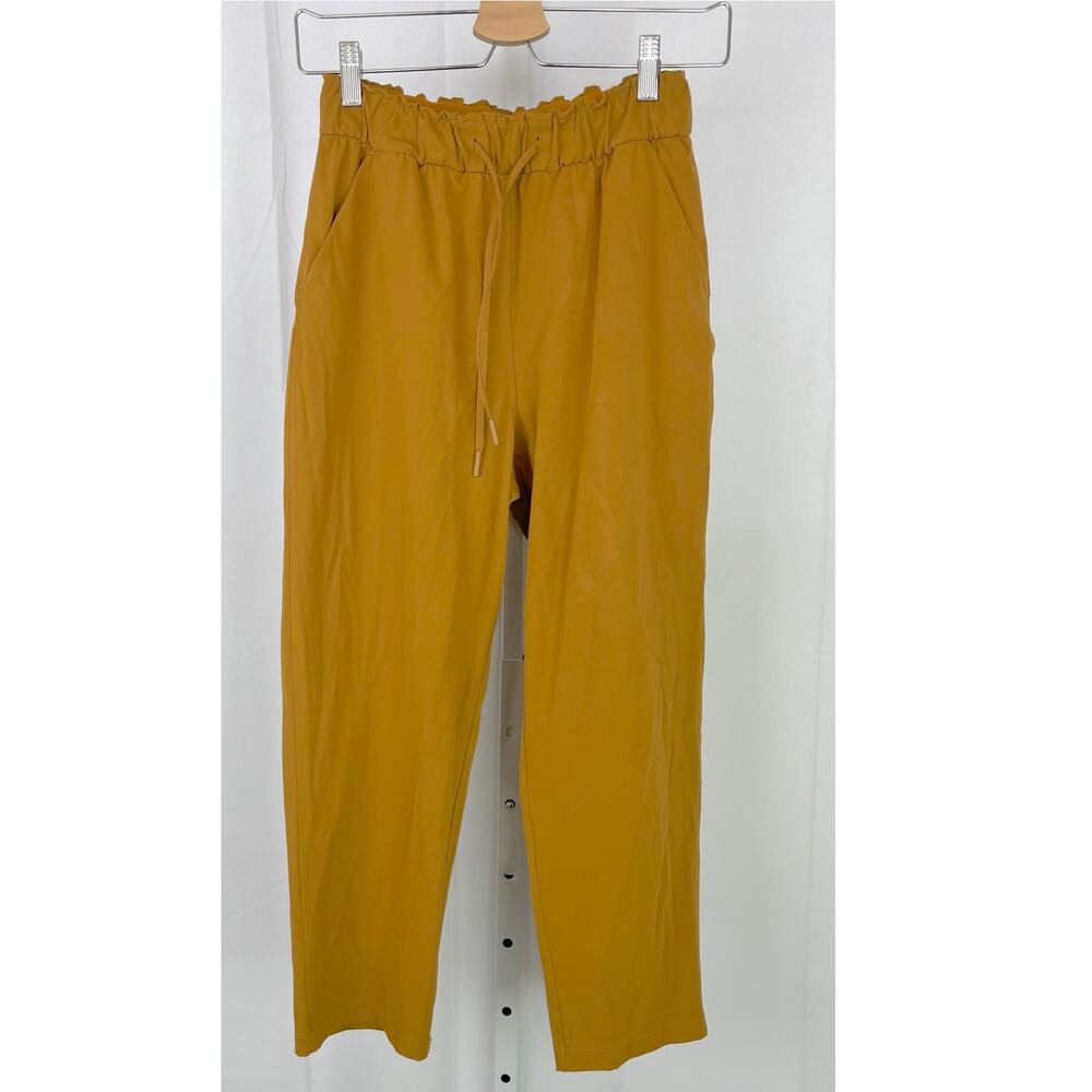 LULULEMON Size 4 Keep Moving Crop Pants High Rise 23" Spiced Bronze